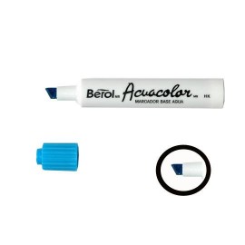 MARCADOR BASE AGUA BEROL ACUACOLOR 119037 COLOR AZUL CIELO 1 PIEZA - Envío Gratuito
