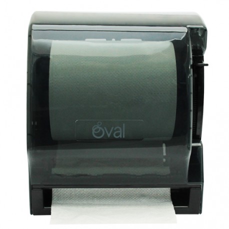 DESPACHADOR DE TOALLA EN ROLLO OVAL MEDIDAS 28 X 33.8 X 24.2 CM COLOR HUMO 1 PZA - Envío Gratuito