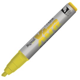 MARCADOR PERMANENTE AZOR SIGNAL XTRA 40005 COLOR AMARILLO 1 PIEZA - Envío Gratuito