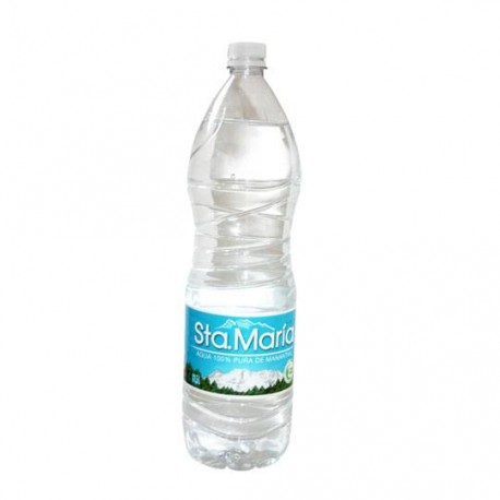 AGUA EMBOTELLADA SANTA MARIA DE 355 ML SABOR NATURAL PAQUETE CON 24 PIEZAS - Envío Gratuito